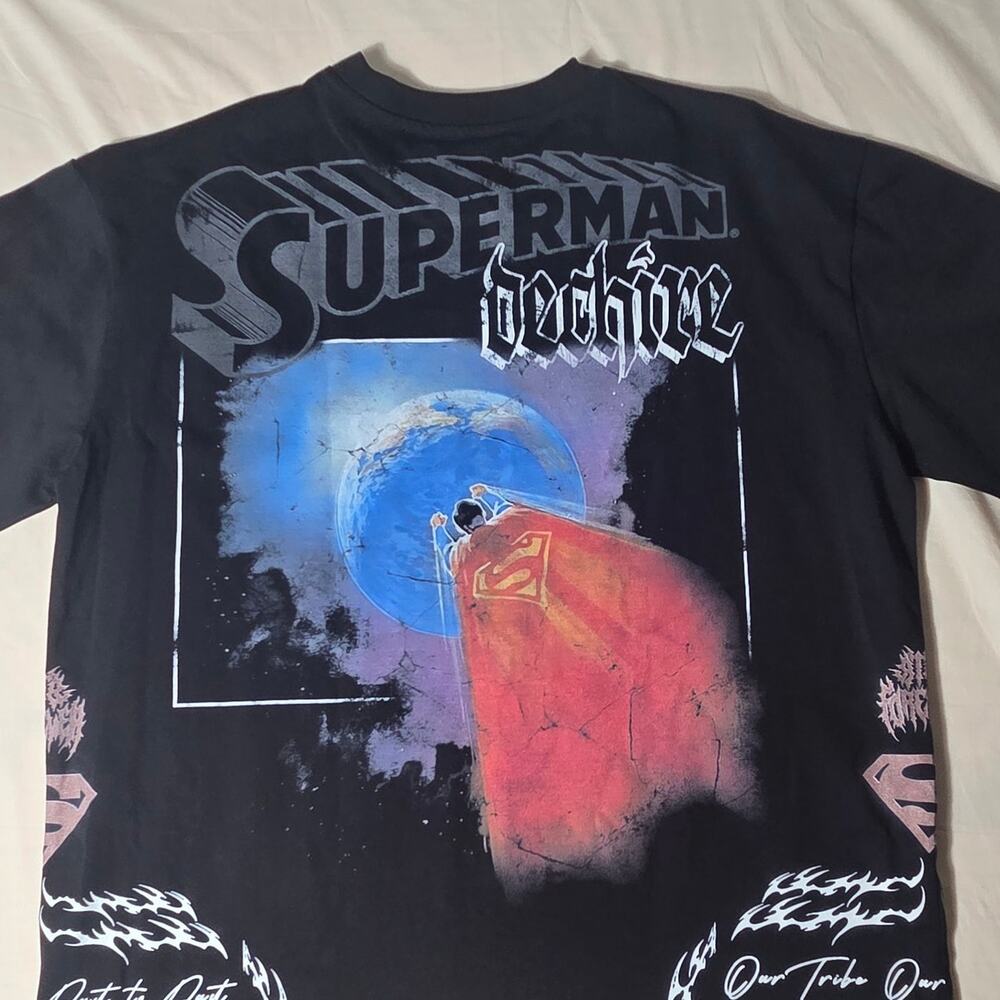 Dechire Lifestyle Mens M NWT Superman Graphic Tee Die Forever Streetwear